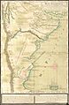 Mapa de las costas patagónicas de Nicolás del Campo de 1786