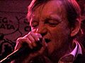 Mark E. Smith of The Fall performing live at the Knitting Factory in NYC on Apr 9 2004