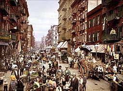 Archivo:Mulberry Street NYC c1900 LOC 3g04637u edit