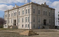 Ness County, Kansas, courthouse from SE 1.JPG