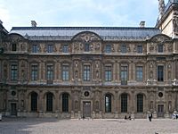 Archivo:Paris 75001 Cour Carrée Louvre Aile Lescot 01a frontal