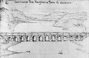 Archivo:Ponte de Sacavém (Francisco de Holanda)