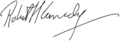 Robert Kennedy Signature