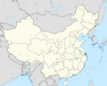 Shanghai in China (+all claims hatched)