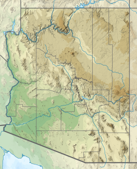 Sierra de las Tinajas Altas ubicada en Arizona