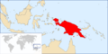Varanus prasinus range