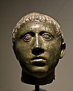 WLANL - Pachango - Allard Pierson - Bronzen Romeinse kop van een jongen