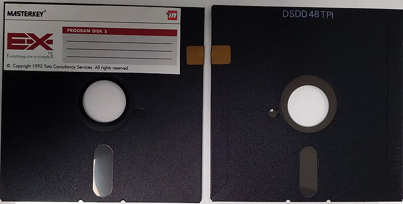 A 5¼-inch Floppy disk
