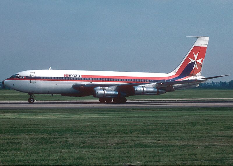 Air Malta Boeing 720 Durand-2