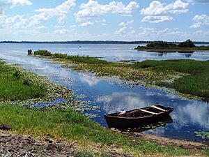 Archivo:Arroyo Tacuary, a su paso por Carmen del Paraná