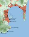 Bahia de Algeciras fuertes costeros