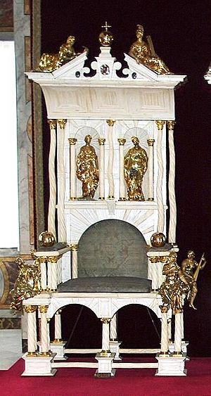 Archivo:Coronation Chair Denmark (King)