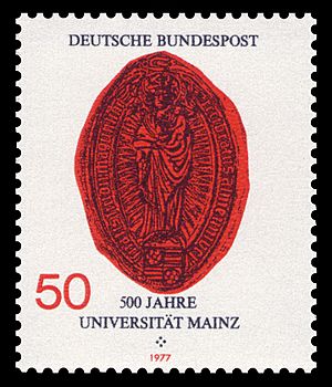 Archivo:DBP 1977 938 Universität Mainz