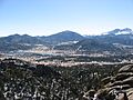 Estes Park from Gem Lake
