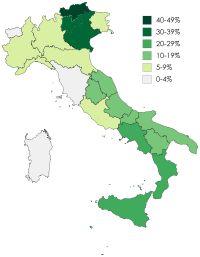 Archivo:Frequency of Dialect Use in Italy (2015)