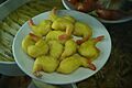 Gambas en gabardina-crudas