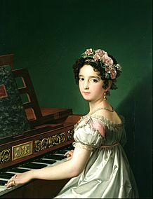 González Velázquez, Zacarías - Manuela González Velázquez, playing the piano - Google Art Project