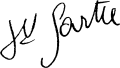 Jean-Paul Sartre signature