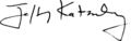Jeffrey Katzenberg signature 2