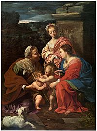Archivo:La Virgen con el Niño, Santa Isabel, San Juan y Santa Catalina