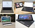 Laptop collage