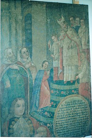 Archivo:Lienzo de la presentación de la Virgen en el templo