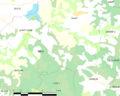 Map commune FR insee code 33053
