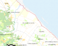 Map commune FR insee code 33208