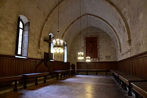 Archivo:Monastery of Pedralbes, early 14th cent., refectory (31073140272)