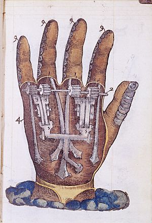 Archivo:Pare, Hand, showing mechanical movement, Wellcome L0005772