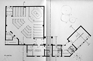 Archivo:Planta de la iglesia de La Vereda.