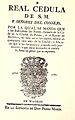 Reial Cèdula 1782