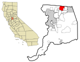 Sacramento County California Incorporated and Unincorporated areas Citrus Heights Highlighted.svg