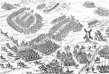 Archivo:Schlacht bei Dreux 19 12 1562 Franz Hogenberg 1540-1590