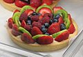 Strawberry, kiwi and blueberry tart by rmkoske