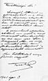 Teleki resignation letter