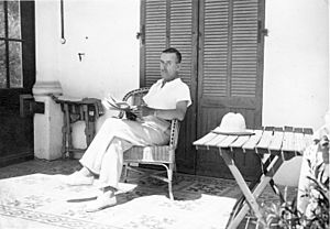 Archivo:Thomas Mann in Sanary-sur-Mer 1933
