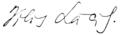 Vilis Lācis signature