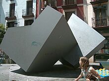 2 gaineko 1, multzo hirukoitza - Conjunción ternaria 1 sobre 2 (Jorge Oteiza).jpg