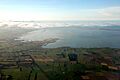 Aerial view Lake Ellesmere