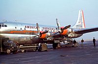 Archivo:Boeing 377 Stratocruiser (B-29) American Overseas 1949-50