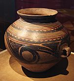 CMOC Treasures of Ancient China exhibit - painted jar