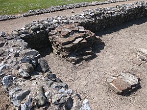 Archivo:Caister Roman Site building detail 2
