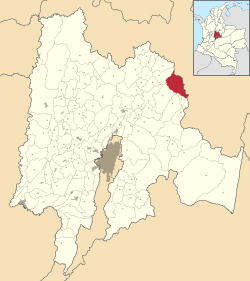 Villapinzón ubicada en Cundinamarca