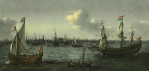 Archivo:De haven van Amsterdam (Der Seehafen von Amsterdam) 1630, Hendrick Cornelisz. Vroom
