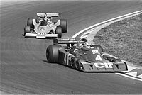 Archivo:Depailler and Fittipaldi at 1976 Dutch Grand Prix