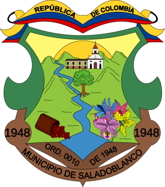 Escudo de Saladoblanco - Huila