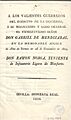 Gabriel de Mendizabal Poema Los Valientes Guerreros Imprenta Real Sevilla 1816