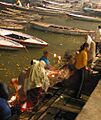 Ganges ceremony candles
