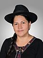 Gladys Chumacero Vásquez. Official portrait, 2020. Chamber of Deputies of Bolivia